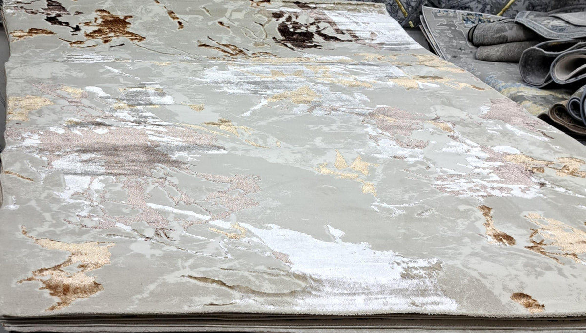 Alin rug in beige / brown, 200 x 290 cm