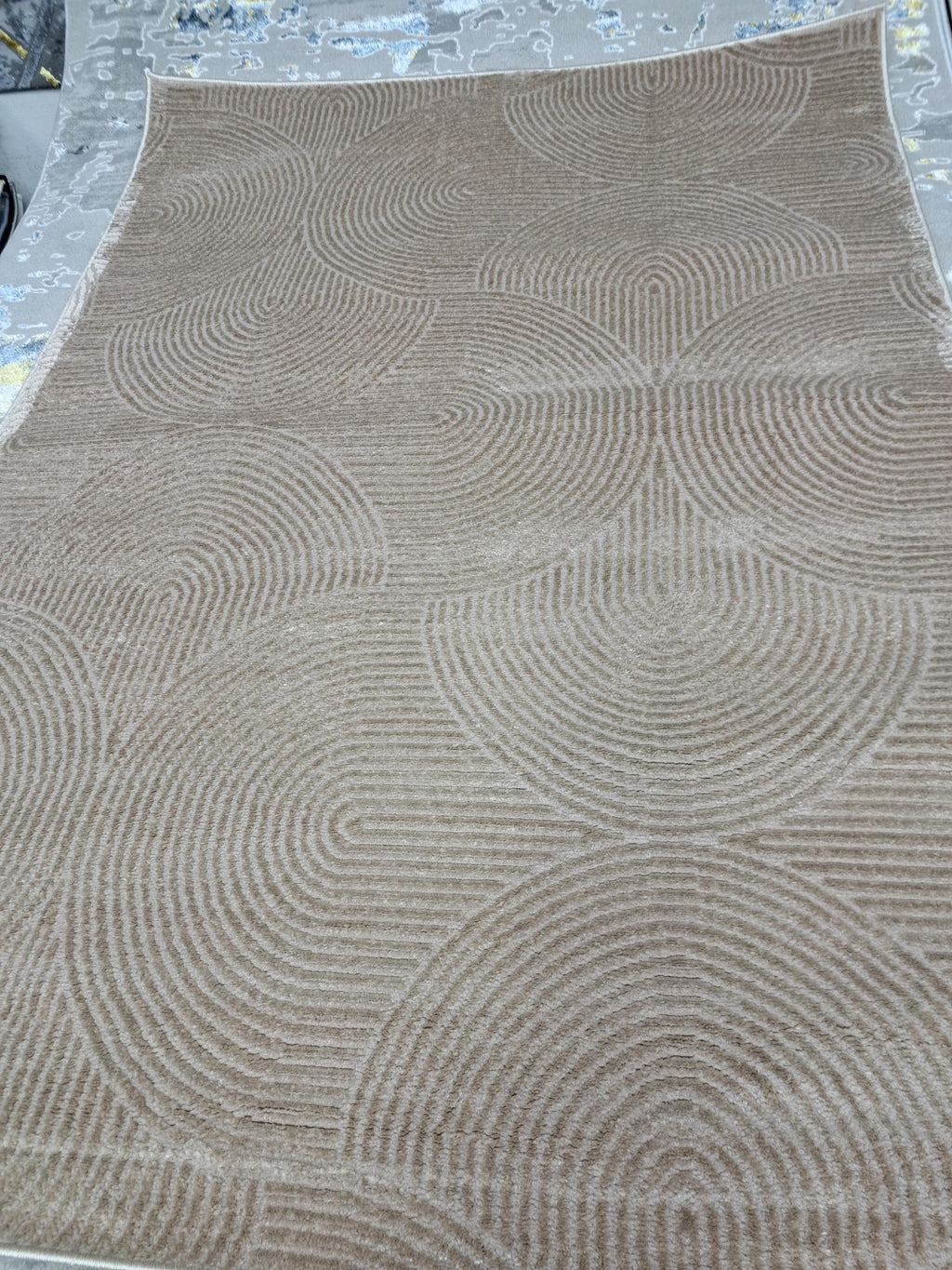 Alin rug in brown / brown, 120 x 170 cm