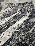 Alin rug in charcoal / light grey, 120 x 170 cm