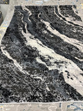 Alin rug in charcoal / light grey, 120 x 170 cm