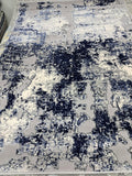 Alin rug in dark grey / navy blue, 120 x 170 cm