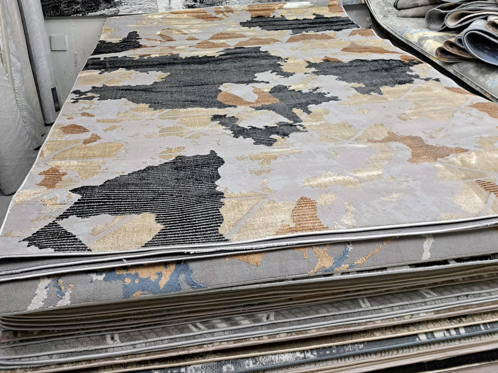 Alin rug in grey / charcoal, 200 x 290 cm