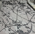 Alin rug in grey / grey, 200 x 290 cm