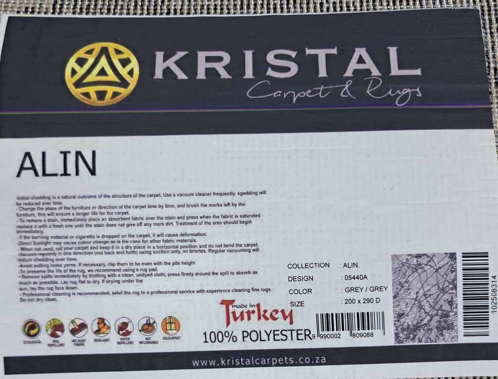 Alin grey / grey design detail, code 05440A