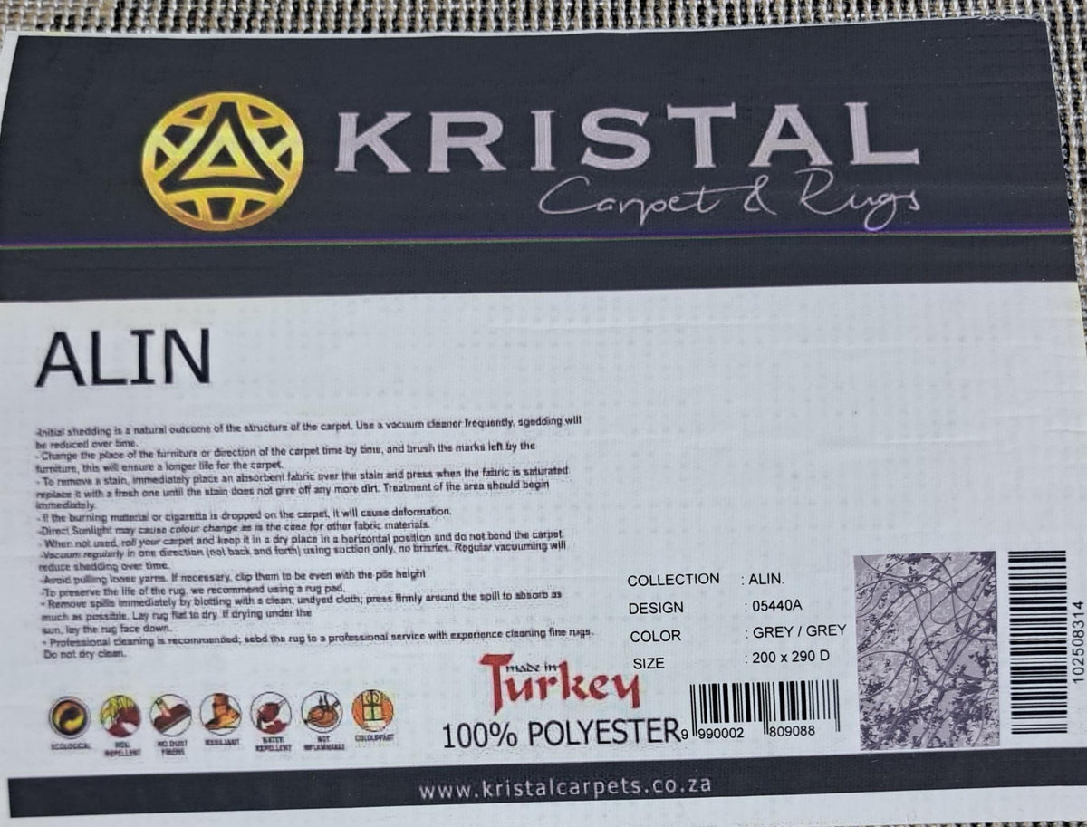 Alin grey / grey design detail, code 05440A