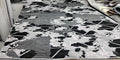 Alin rug in grey / grey, 200 x 290 cm