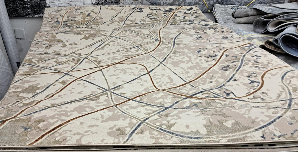 Alin rug in taupe / grey, 200 x 290 cm