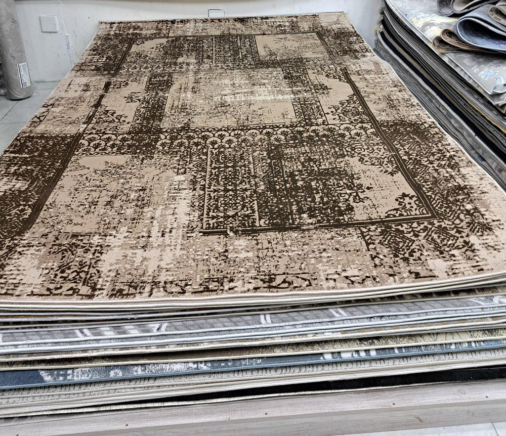 Babil rug in brown / beige, 200 x 290 cm