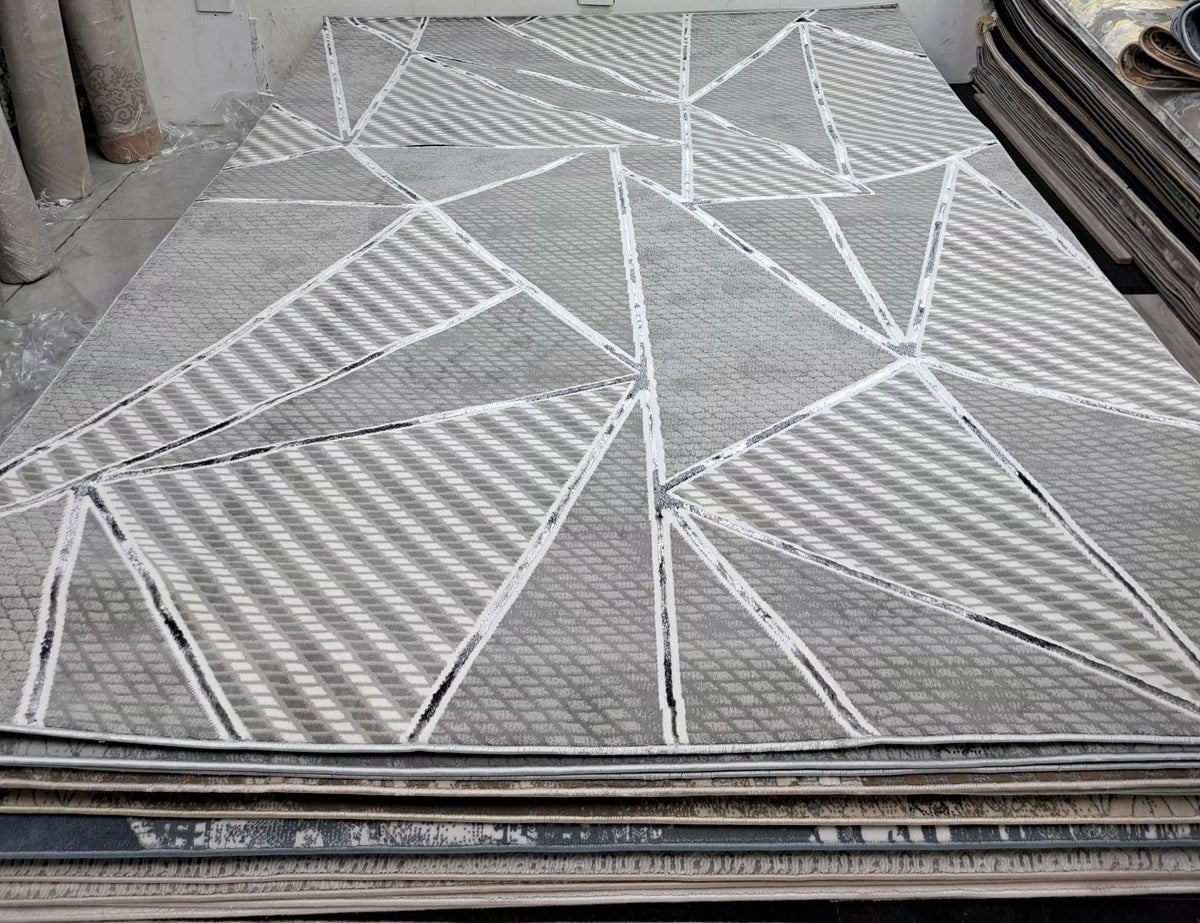 Boutique rug in dark grey, 200 x 290 cm