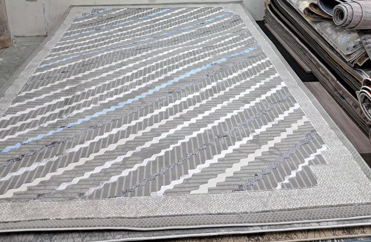 Boutique rug in dark grey, 200 x 290 cm