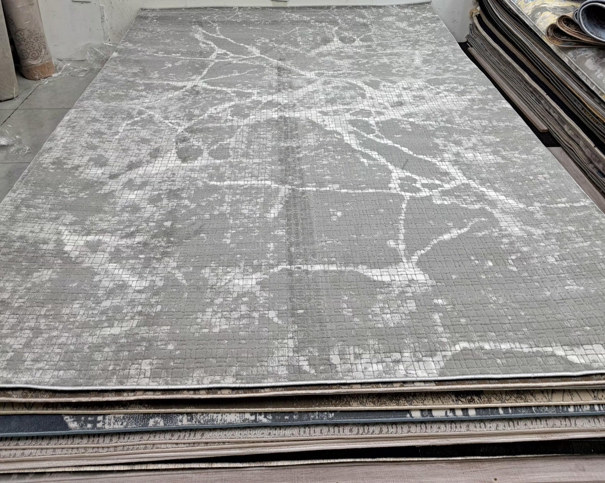 Boutique rug in dark grey / dark grey, 200 x 290 cm