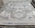 Boutique rug in dark grey / light blue, 200 x 290 cm