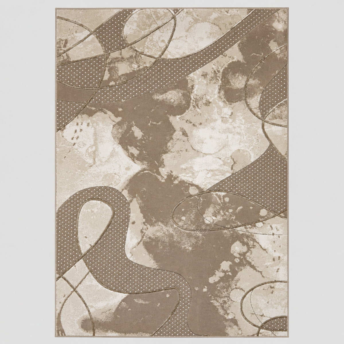 Kristal diamond carpet brown 160/230