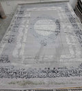 Joburg rug in dark grey / green, 200 x 290 cm