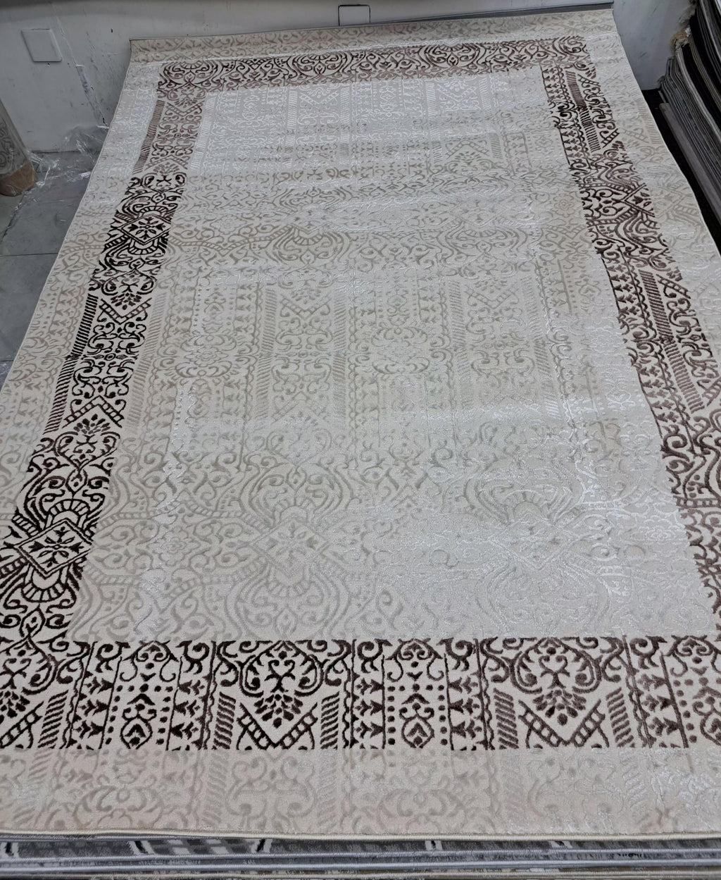 Joburg rug in light beige / light beige, 200 x 290 cm