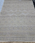 Jute rug in dark beige / dark beige, 120 x 170 cm