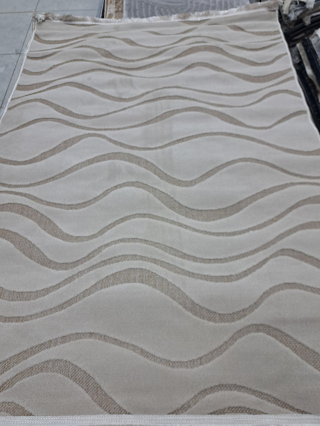 Sisal rug in beige, 120 x 170 cm