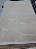 Sisal rug in beige / beige, 120 x 170 cm