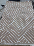 Sisal rug in brown, 120 x 170 cm