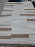 Sisal rug in cream / brown, 120 x 170 cm