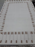 Sisal rug in cream / brown, 120 x 170 cm