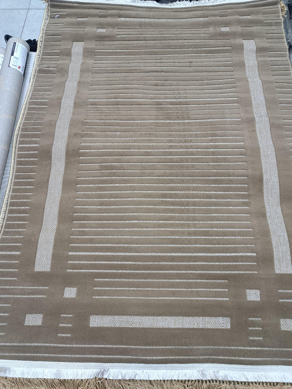 Sisal rug in light taupe, 120 x 170 cm