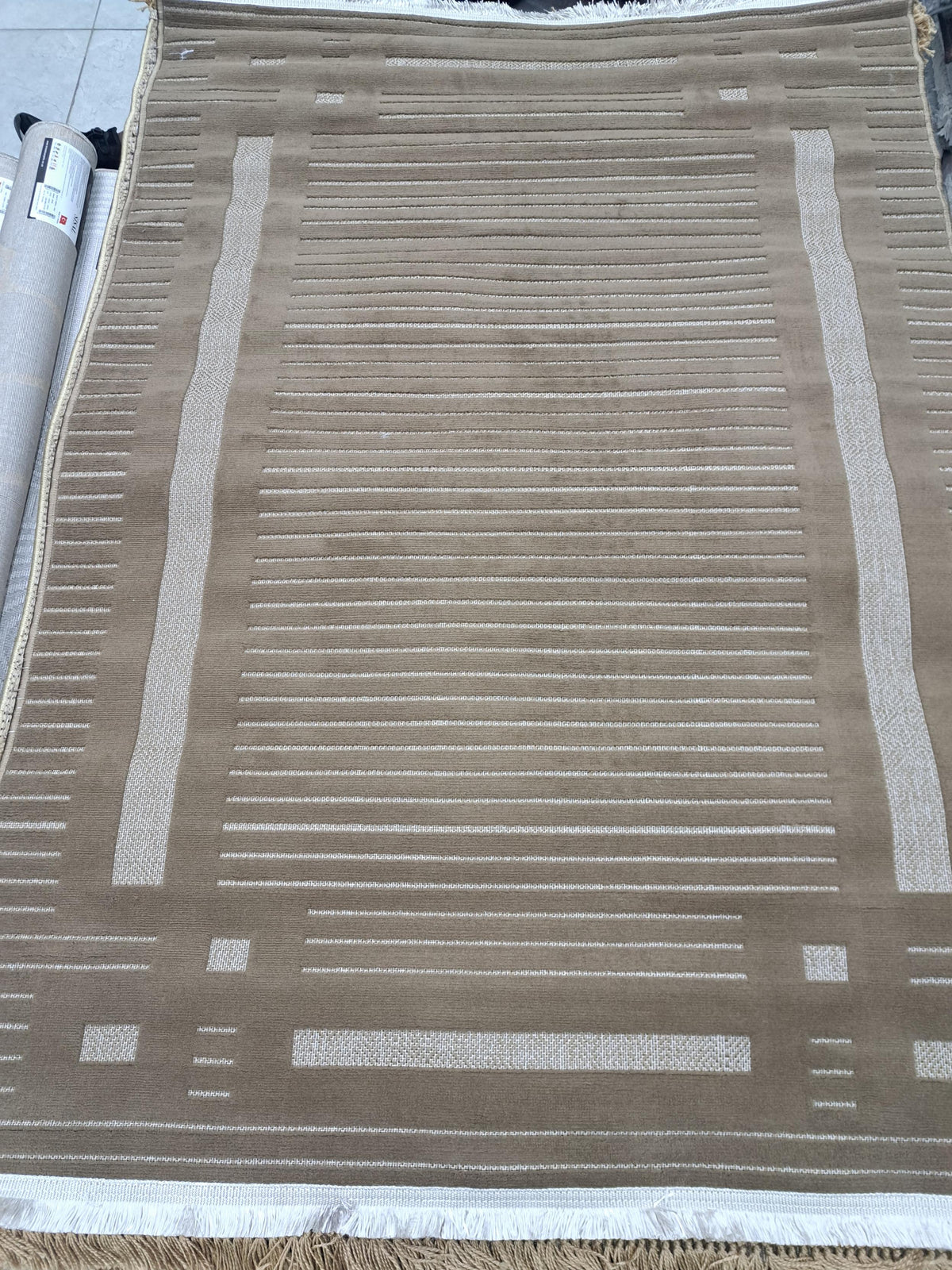 Sisal rug in light taupe, 120 x 170 cm