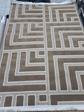 Sisal rug in light taupe / light taupe, 120 x 170 cm